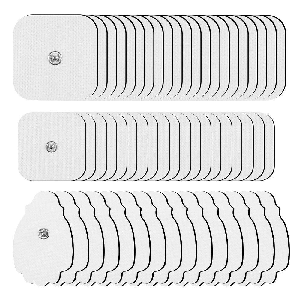 100/50PCS Electrode Pads Gel Patch For TENS Acupuncture Electrodes Pulse Digital Massager EMS Nerve Muscle Stimulator Stickers