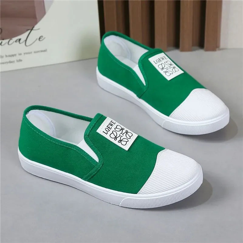 Cresfimix women classic height increased white canvas shoes lady casual spring street slip on shoes zapatos cool shoes a2193