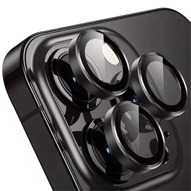 2-3Pcs Camera Lens Protector For IPhone 16 15 11 12 13 14 Pro Max 16 Plus Metal YIj Ring Lens Glass For Iphone 15 16 Pro Max