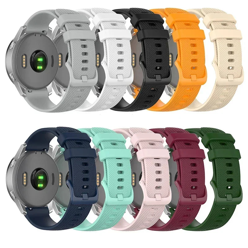 Silicone Band For Samsung Galaxy Watch 7/6/5/pro/4/Classic/active 2 47-44mm 20mm/22mm sport bracelet huawei gt 18mm watch strap