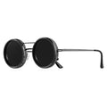 CRIXALIS ND9 Speed Adjustable Dimming Sunglasses Men Women Punk Round Frame Sun Glasses Outdoor Fishing Driving Eyewear UV400