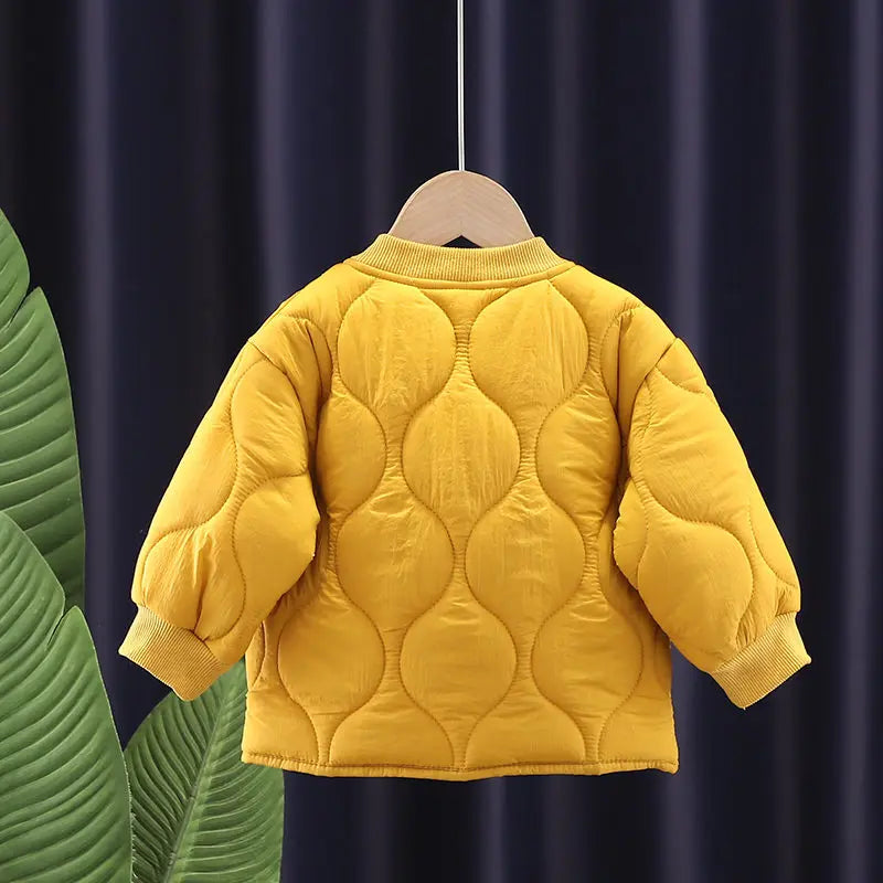 New Children Parkas Winter Jacket for Boys Girls Warm Top Coat Kids Thicken Velvet Jackets Baby Coats Soft Casual Outerwear