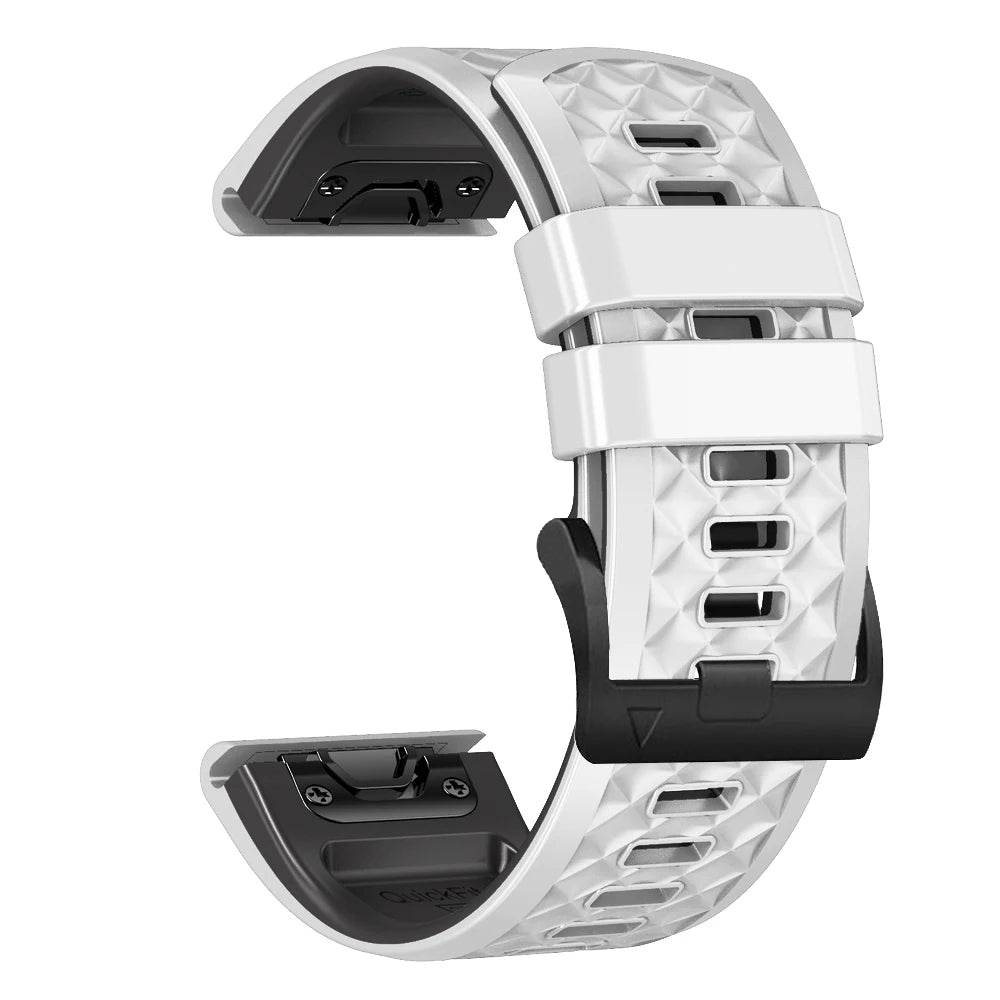 26mm 22mm Watch Strap Bracelet For Garmin Fenix 7X 7 6X 6 Pro 5X Plus 3HR 955 945 Wristband Epix Gen 2 MK2i Tactix Silicone Band