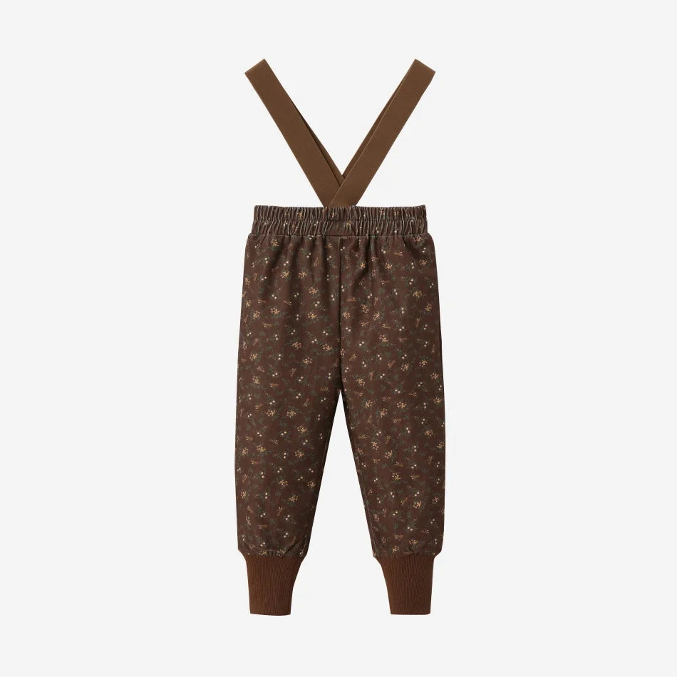 (Ship out in 1 day)AS AW26 Saddle collection Brown Corduroy + Rugby sweatshirt Print corduroy family matching girls boys clothes