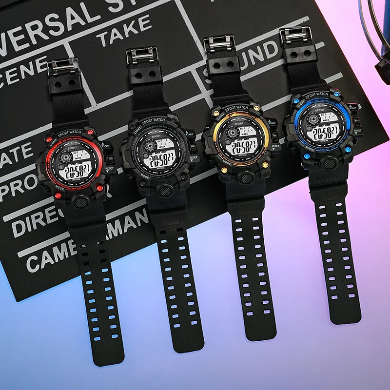 Men's LED Digital Watches Luminous Fashion Sport Waterproof Watches For Man Kids Teen Date Army Military Clock Relogio Masculino