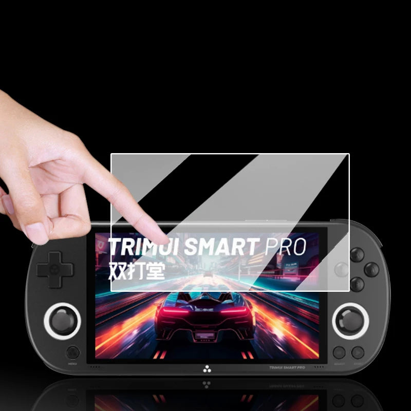 Hard Tempered Glass Protective Film Screen Protector Cover For ANBERNIC RG557 Retro Handheld Game Console Protection Accessories