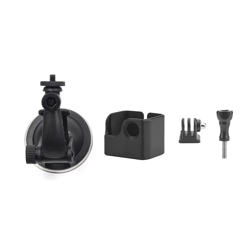 Gimbal Car Bracket Car Suction Cup Stable Mount Holder with Adapter Clip for DJI Pocket 3 Osmo Pocket 1/ 2 Camera  Accessories