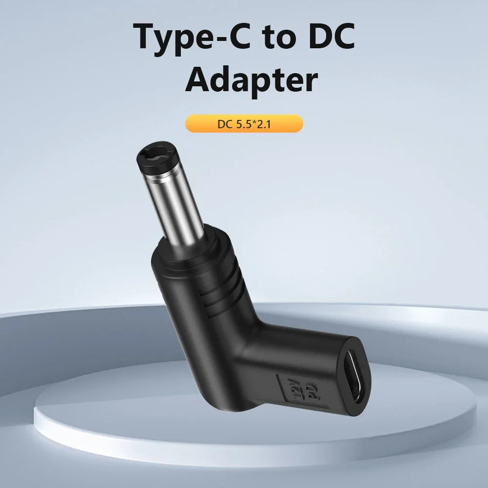 12V Power Connector Multifunctional Type C To DC Jack Plug Charging Adapter USB Type C Female To DC Male for Surveillance Camera