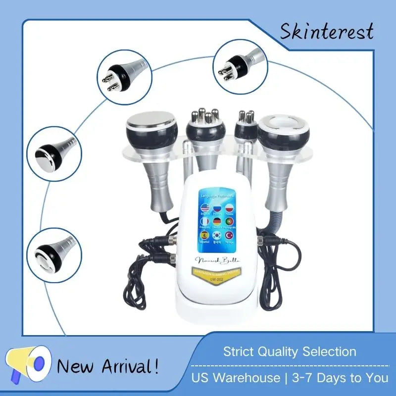 Skinterest Hot Selling  4 in 1 40K KIM8 Cavitation Slimming Machine Body Care Vacuum Suction Skin Lift Tighten With a Gel Fast Shipping from US