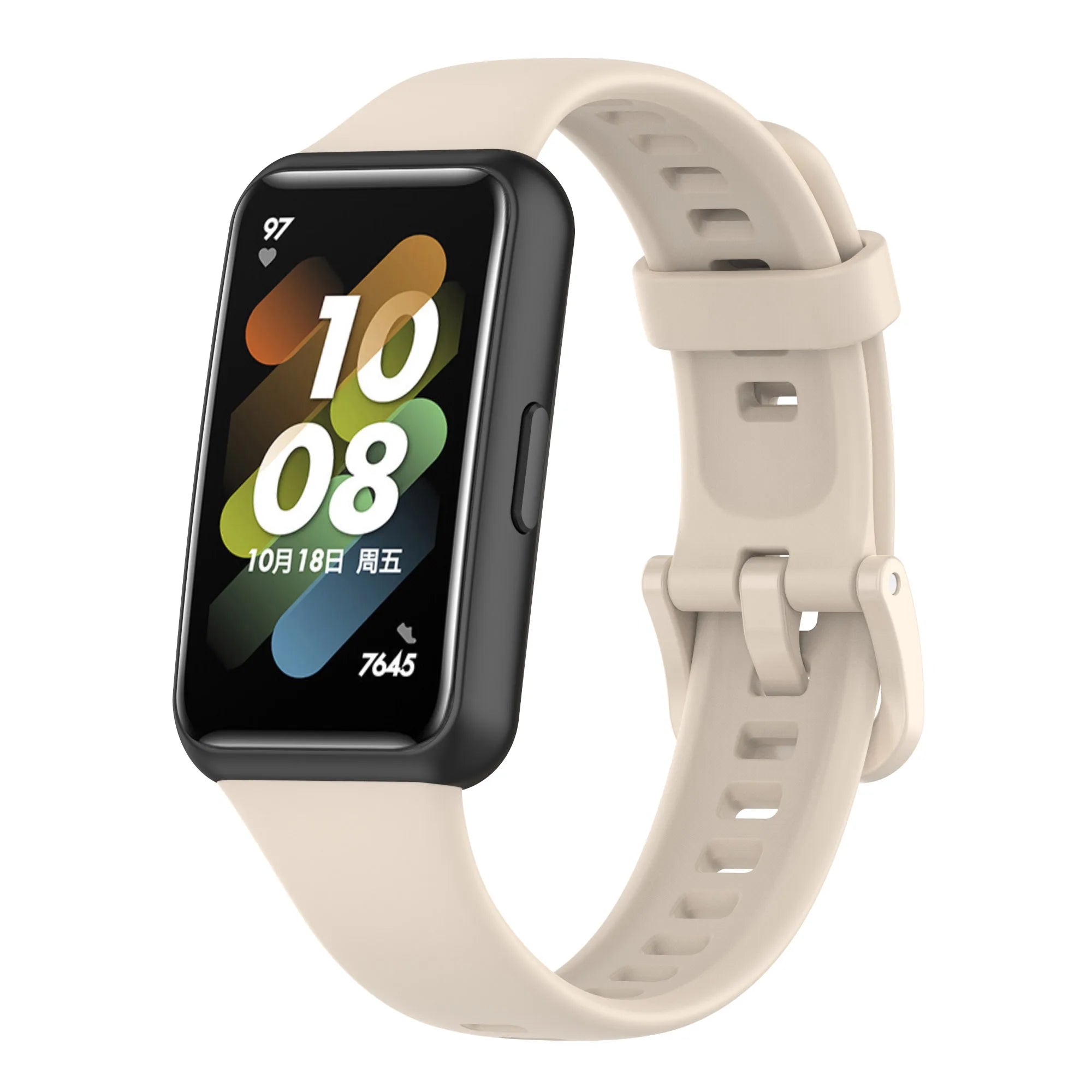 Silicone Band for Huawei Band 7 Strap 45mm Correa Bracelet Huawei Band Series 7 45mm Strap Watch Protective Accessories