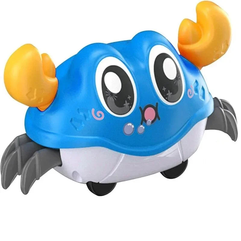 Children's Fun Double Return Force Left and Right Shake Simulation Crab Toy Baby Running Bubble Simulation Crab Crawling