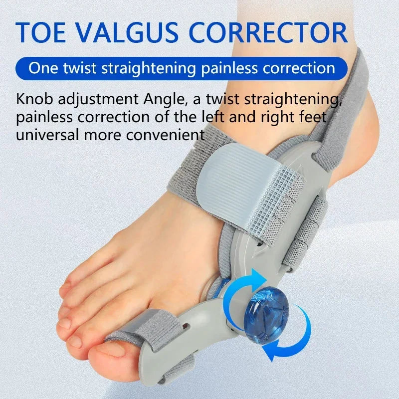 Unisex Bunion Adjustable Bunion Fix for Big Toe Separation Pain Relief - Orthopedic Bunion Splint with Straightener
