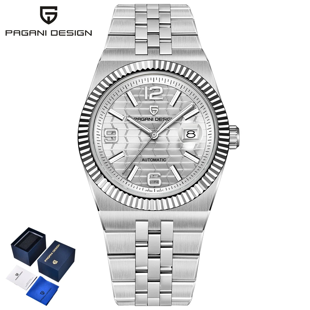 PAGANI DESIGN New Watches 3D Rhombus Dial Luxury Automatic Watch For Men Fashion AR Sapphire crystal Mechanical Wrist watch 2026