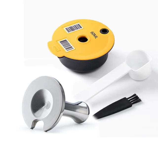 icafilas Refillable Coffee 60/180/200/220ML Capsule for Bosch Tassimo Machine Reusable Coffee Filter Pod Espresso Adapter Maker