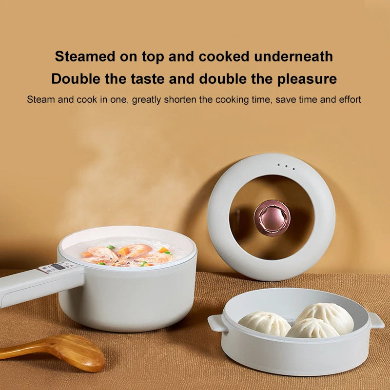 URINGO 1.6/2L Electric Hot Pot Five-speed Adjustable Multi-function Electric Cooker Non Stick Pan Frying Household Dormitory
