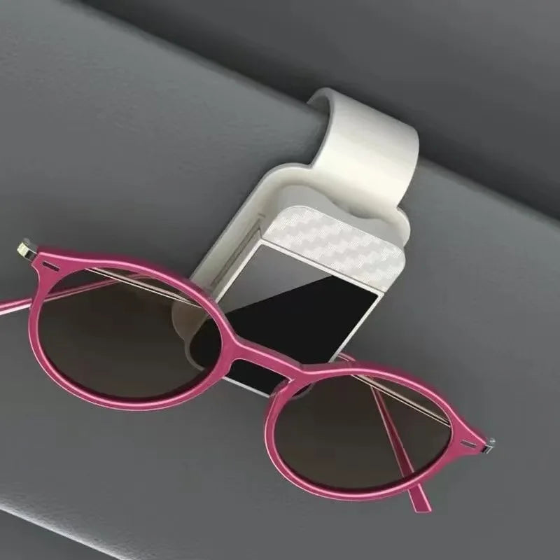 Car-mounted Glasses Car Sunshade Holder Eye Frame for Magnetic Attachment Sunglasses Sun Glasses Storage Clip  Car Accessories