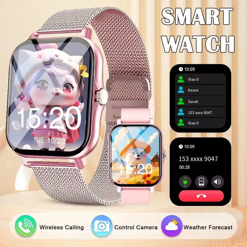 2026 New Multifunctional Smart Watch Men&Women Bluetooth Connected Phone Music Fitness Sports Bracelet Sleep Monitor Watch HT30