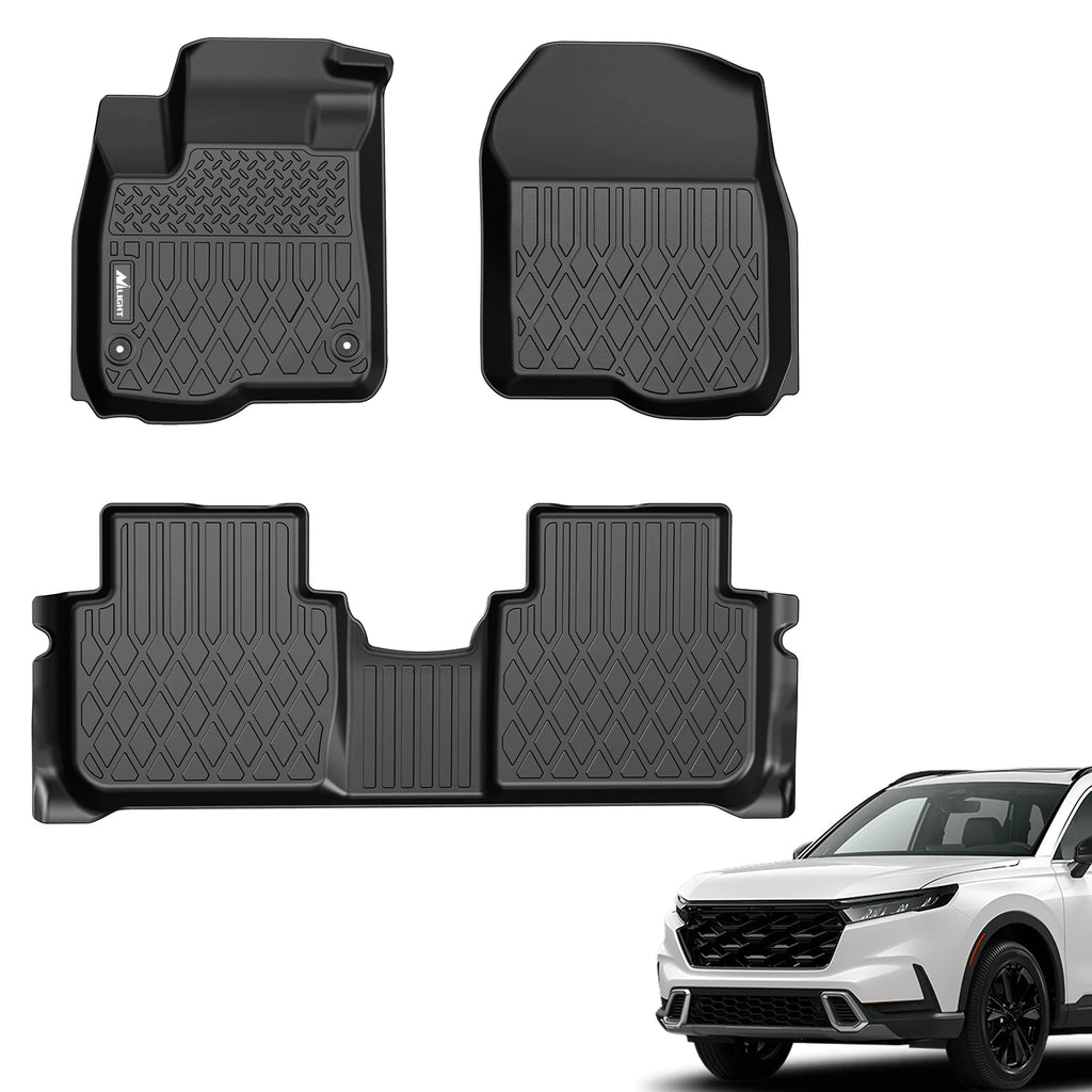 Nilight All-Weather TPE Floor Mats for Honda CRV (CR-V) 2012 2013 2014 2015 2016 2017 2018 2019 2020 2021 2022 2023 2024 2025,Custom Fit Waterproof Anti-Slip Floor Liners, Car Interior Protection Heavy Duty Floor Liners