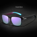 Fashion Purple Sunglasses Men Women Sun Glasses Retro Square Sport Driving Fishing Gradient Big Frame Eyewear