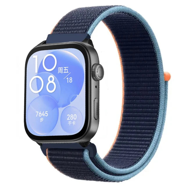 Nylon Loop Strap For Huawei Watch Fit 5/4/3 Sport Breathable Replacement Bracelet Wristband Huawei Watch Fit 4 5 Pro Accessories
