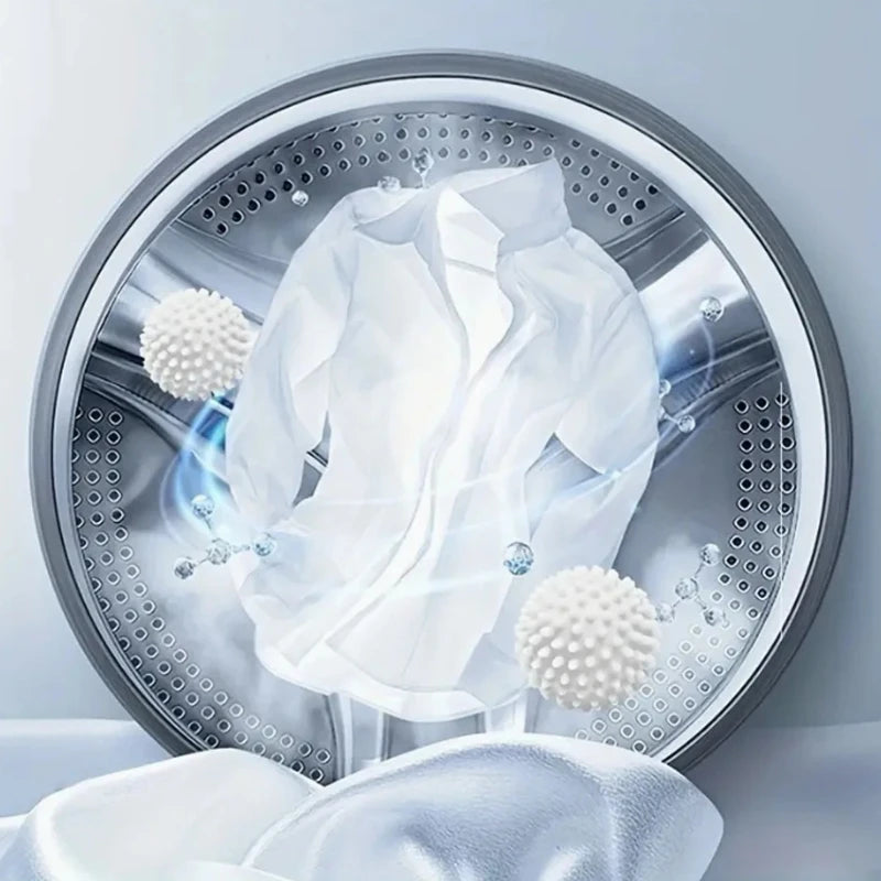 Reusable Laundry Ball Set (1/4pc) - Removes Hair, Softens Clothing, Prevents Tangling, Reduces Wrinkles
