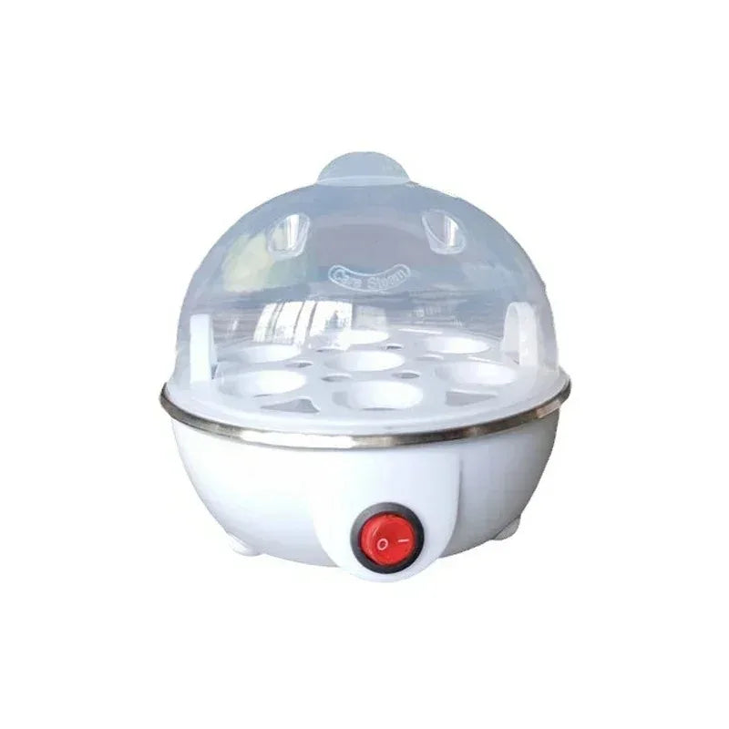 7 Egg Automatic Electric Egg Steamer Double Layer Design for Boiling Poaching and Making Custard Quick Breakfast Appliance