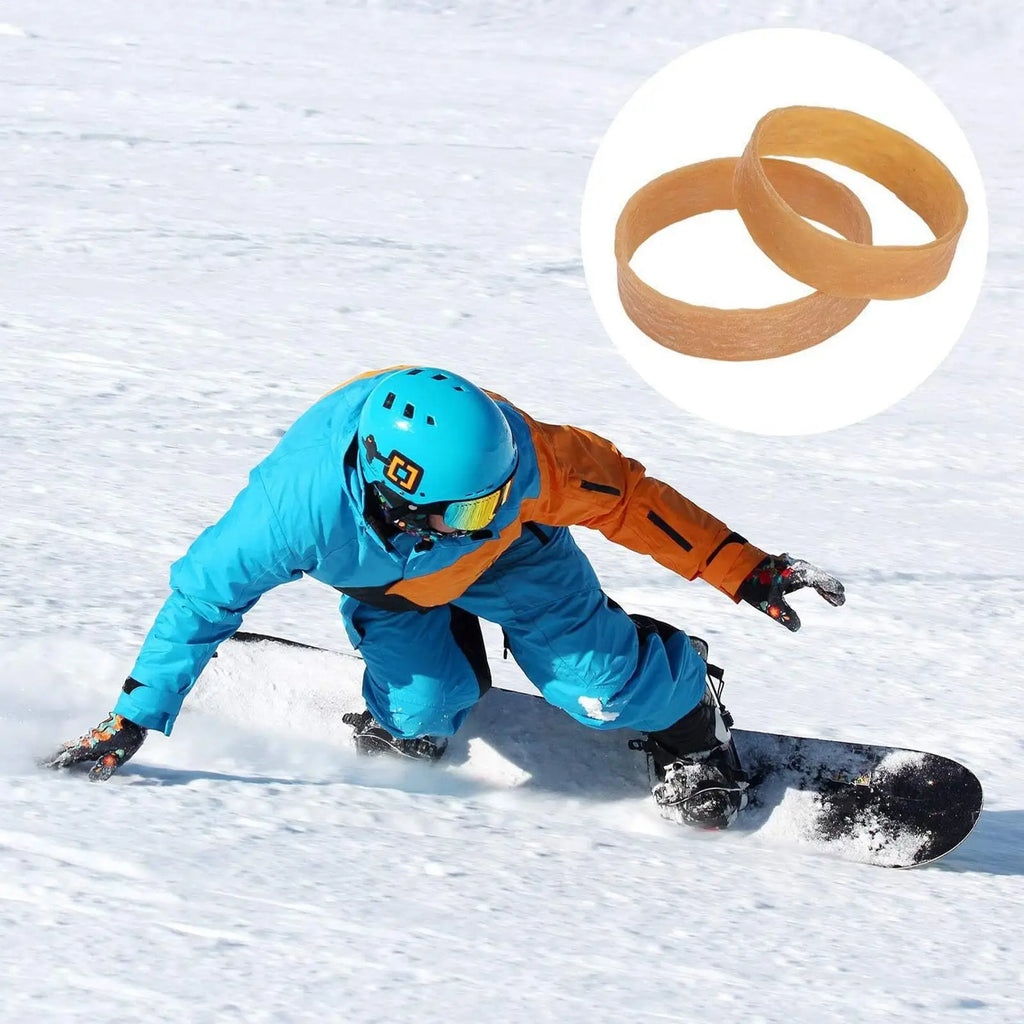 Ski Brake Retainers 20 Pack Elastic Straps Universal Snowboard Binding Holder Ski Boot Crampon Anti Lost Keeper Rubber Bands