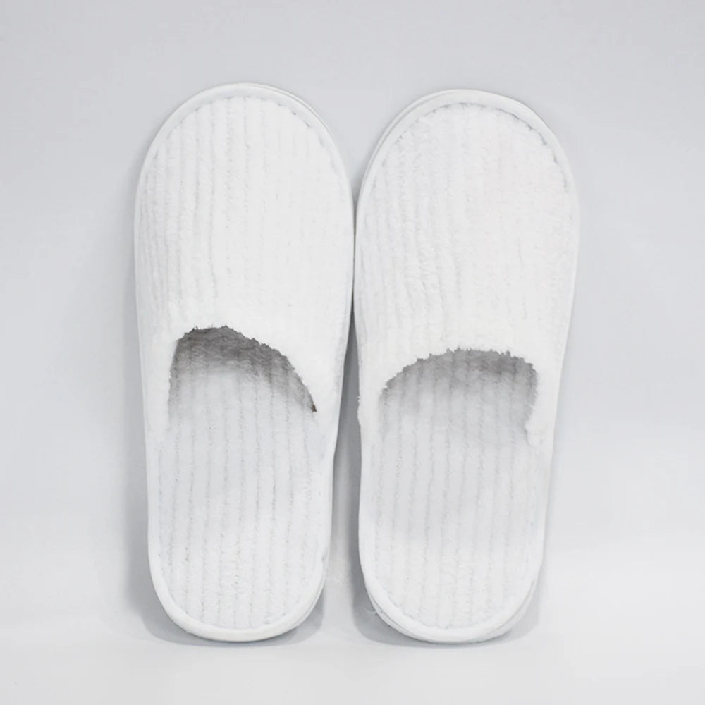 Women Men Plush Home Slippers soft Fluffy Slipper Couples Indoor Floor Shoes Anti-Slip Hotel Slipper Bedroom Silent Slides