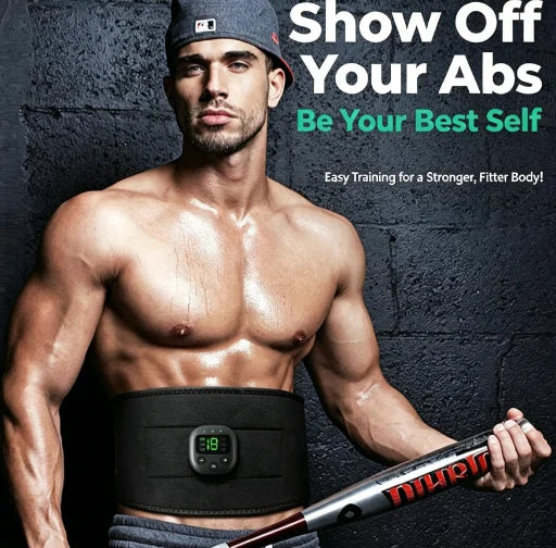 Portable USB Waist Massager 2026 Electric Body Shaping Belt Rechargeable Trainer