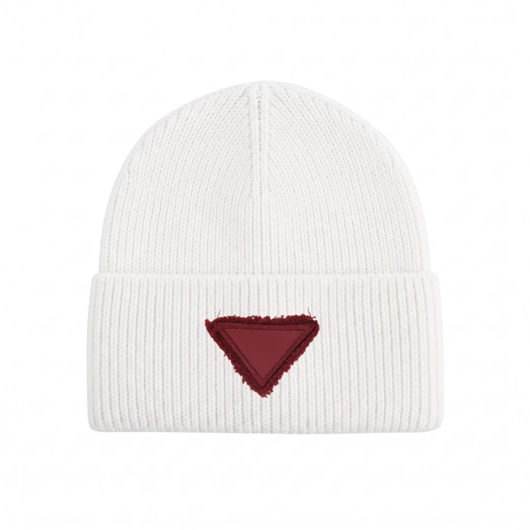Winter Cotton Knitted Beanies Leather Heart Outdoor Hat Children Hats Personality Table hats girl hat boy hat
