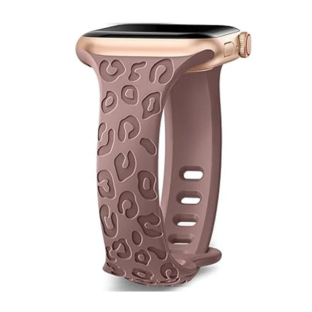 Slim Strap For Apple Watch Band 40mm 41mm 42mm 38mm 46 44mm 45mm Engraved Silicone bracelet Correa Series 11 10 8 7 6 9 5 4 3 SE