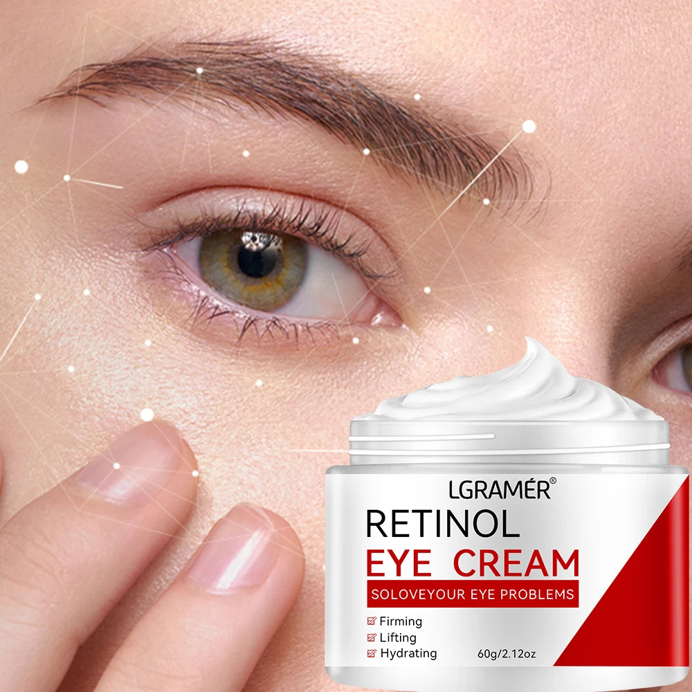 Retinol Eye Cream Lightening Dark Circles Firming Skin Instant Eye Repair Serum Stick for women Women Eyes Care 60g
