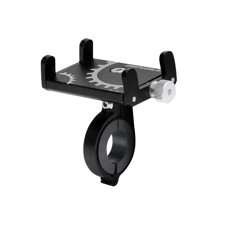 360 Rotate Metal Motorcycle Bicycle Phone Holder Aluminum Alloy Anti-slip Bracket Support GPS Clip Bike Phone Stand for iPhone