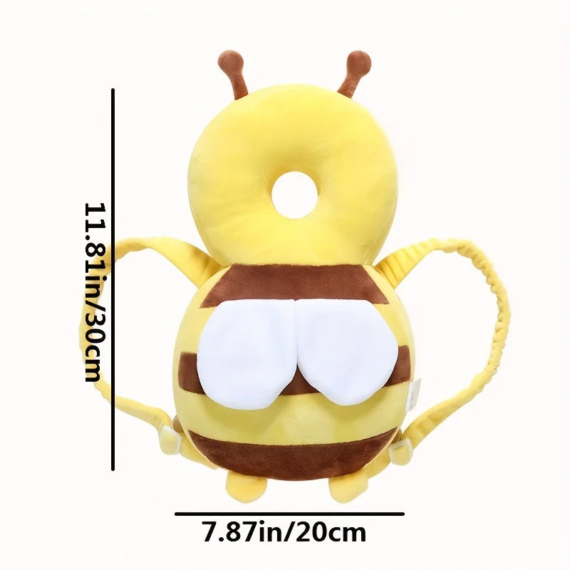 1PC Little Bee Baby Anti-Fall Pillow, Breathable Head Protection for Toddlers, Baby Head Protector, Nursing Pillow for Kids