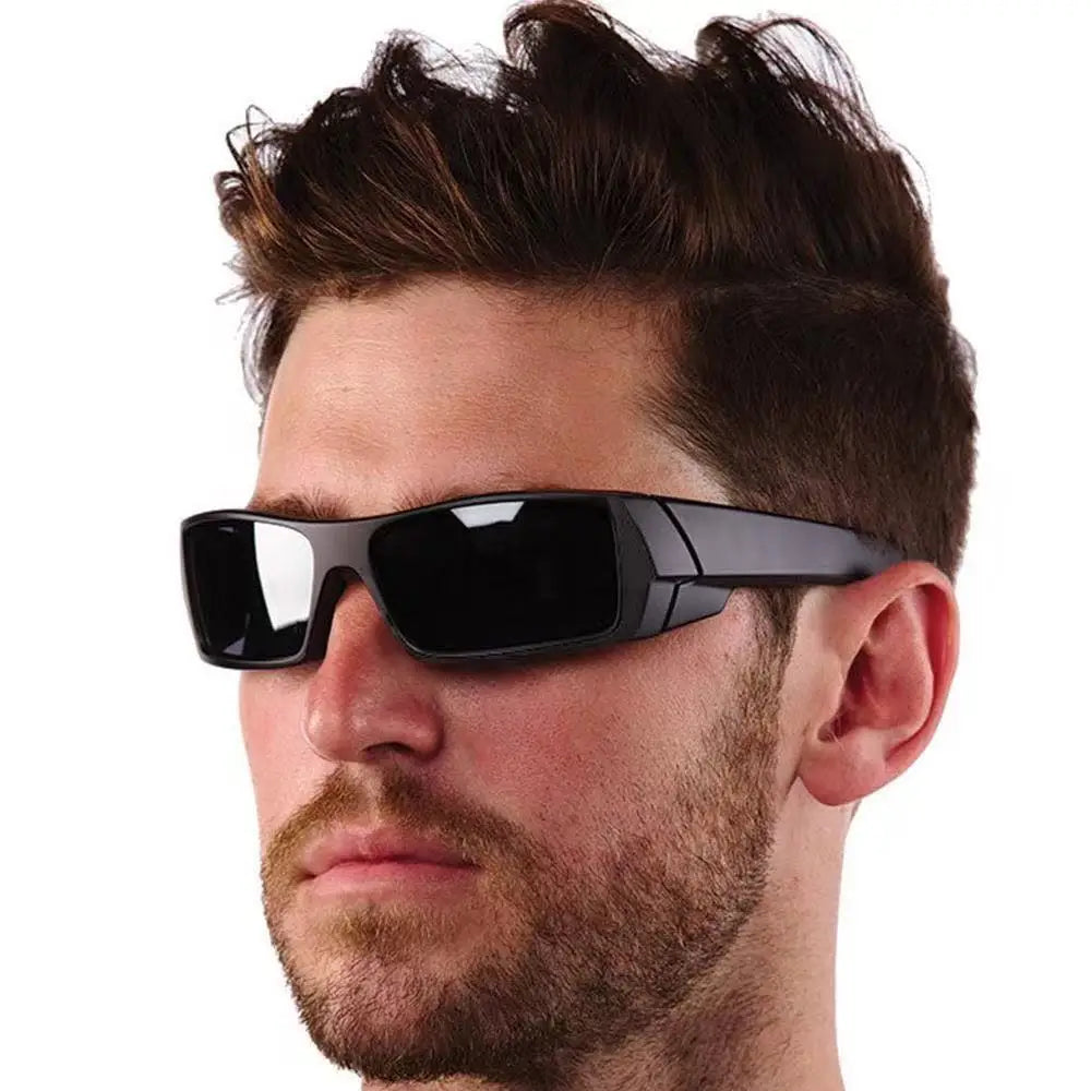 Square Frame Polarized Glasses, UV400 Full Frame for Cycling/Fishing, Outdoor Sports Sunglasses, Scratch-Resistant Lenses