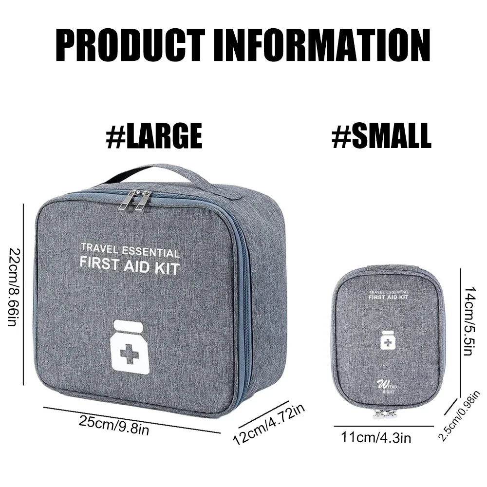 Family First Aid Kit Portable Outdoor Travel Storage Bag Household Large Capacity Layered Medicine Storage Bag