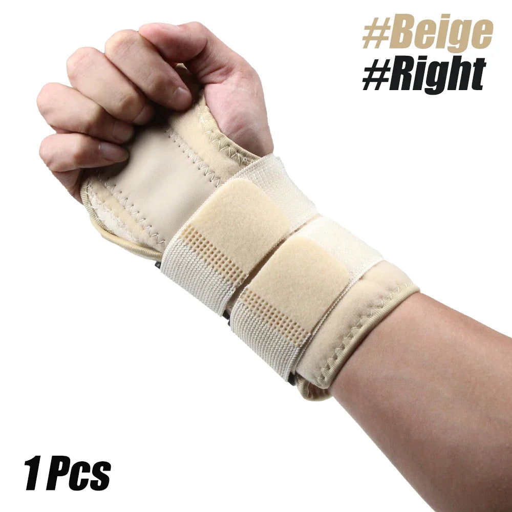 Wrist Brace for Carpal Tunnel, Night Support Adjustable Wrist Splint, Hand Support Relief Pain of Arthritis, Tendonitis, Sprains