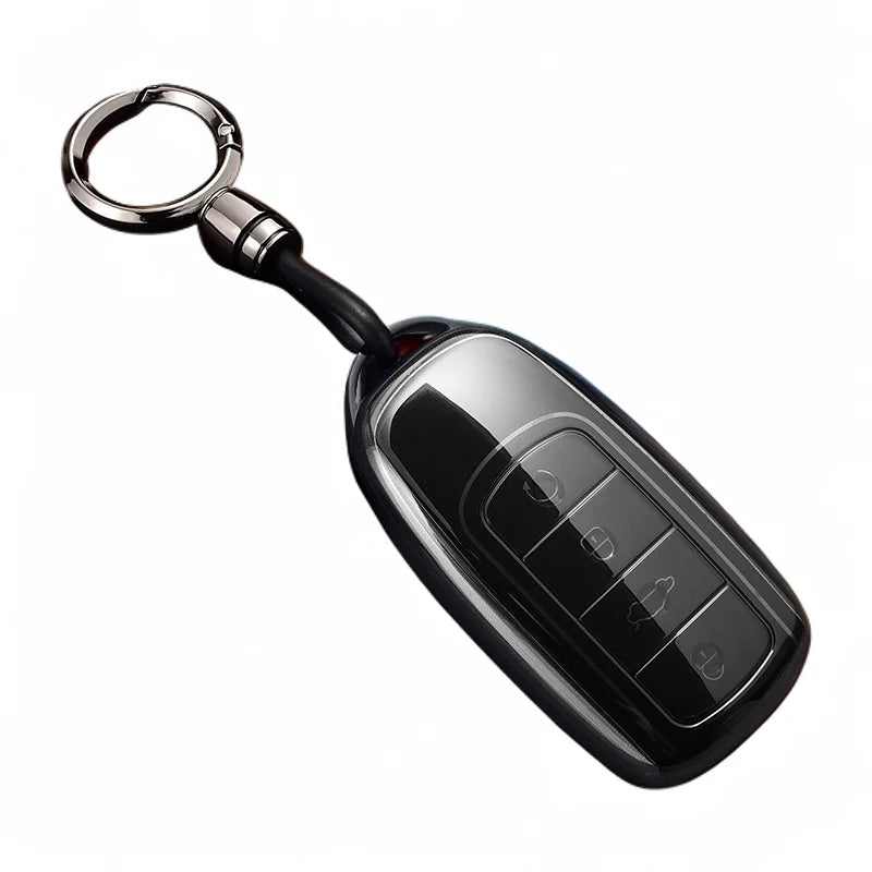 Transparent Black for Chery Tiggo 8 Pro Tiggo 8plus New 5 Plus 7pro Chery Tiggo 7 Pro Max Omoda 5 C5 Modod Remote Car Key Case