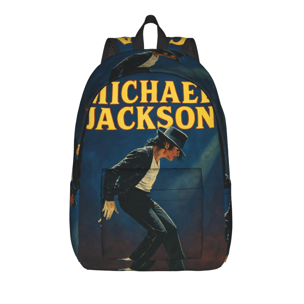 Michael Jacksons Musical Movie 2026 Casual Backpack Gift High School Business  Daypack for Men Women Laptop Canvas Bags