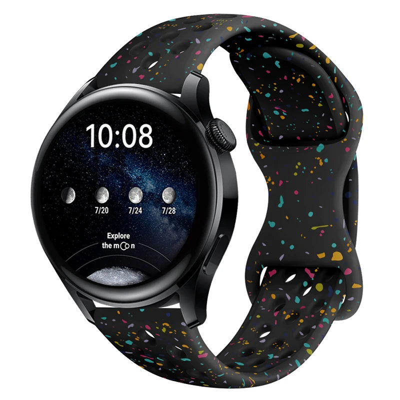 20mm 22mm Silicone Band For Huawei Watch GT6 GT6 Pro 46mm Sport Strap For Huawei Watch GT5Pro GT2 3 4 5 46mm 42mm /GT3Pro 43mm
