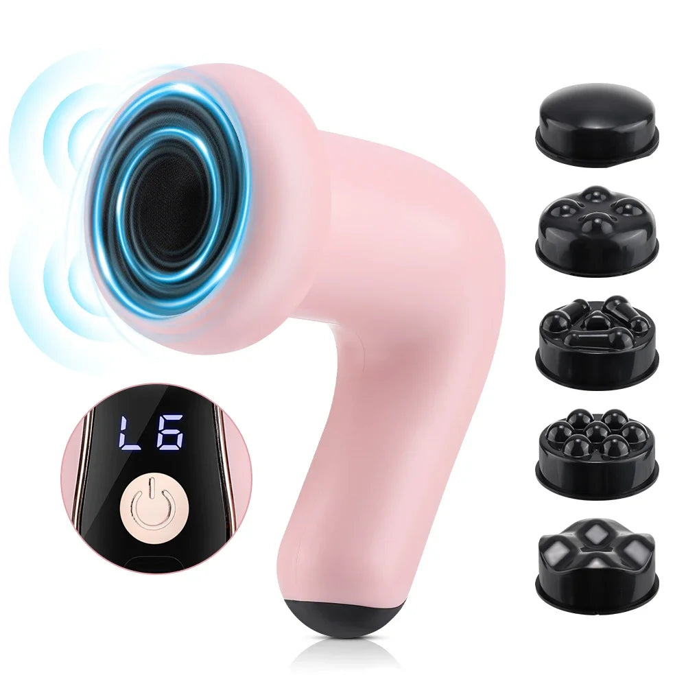 Electric Fat Burner Body Slimming 6 Level Weight Loss Massager For Abdominal Belly Neck Beauty Body Shaping Device USB Recharge