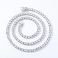 New D VVS1 925 Sterling Silver Moissanite Tennis Necklace Original with GRA Bracelets for Women Man Sparkling Party Jewelry