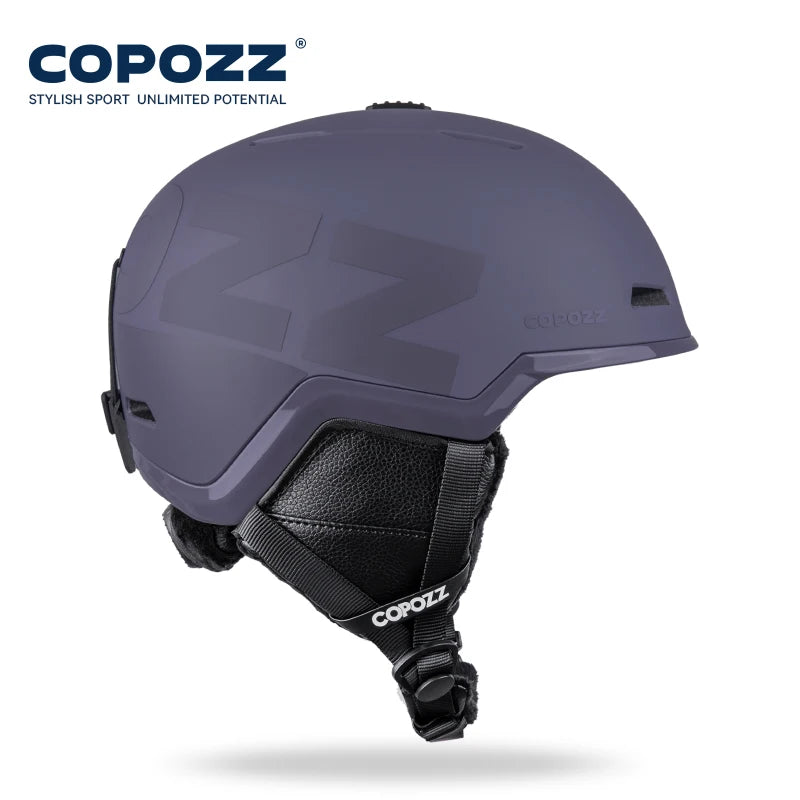 COPOZZ Winter Ski Snowboard Helmet Half-covered Anti-impact Safety Helmet Cycling Snowmobile Skiing Protective For Adult And Kid