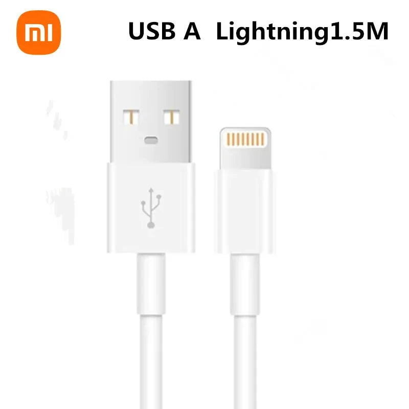 Xiao Mi PD Harger Cord for iPhone 3ft /6ft USB to Lightning Cable Fast Charging Cable for iPhone 14 13 12 11 XR XS