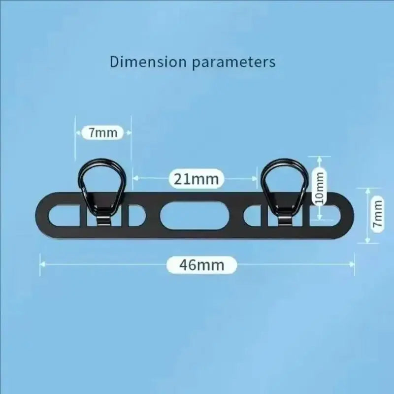 Ultra Thin Metal Phone XYun Lanyard Gasket Patch Stainless Steel Sturdy Hanging Cord Clips Cellphone Safety Connecter Accessorie