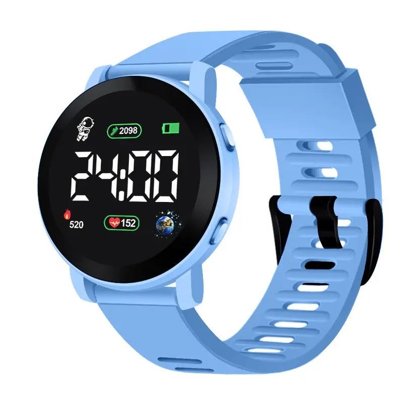 2023 Fashion Men Women Sport Silicone Watches Astronaut Electronic Watch Lightweight Waterproof Wrist Watch LED Display Clock