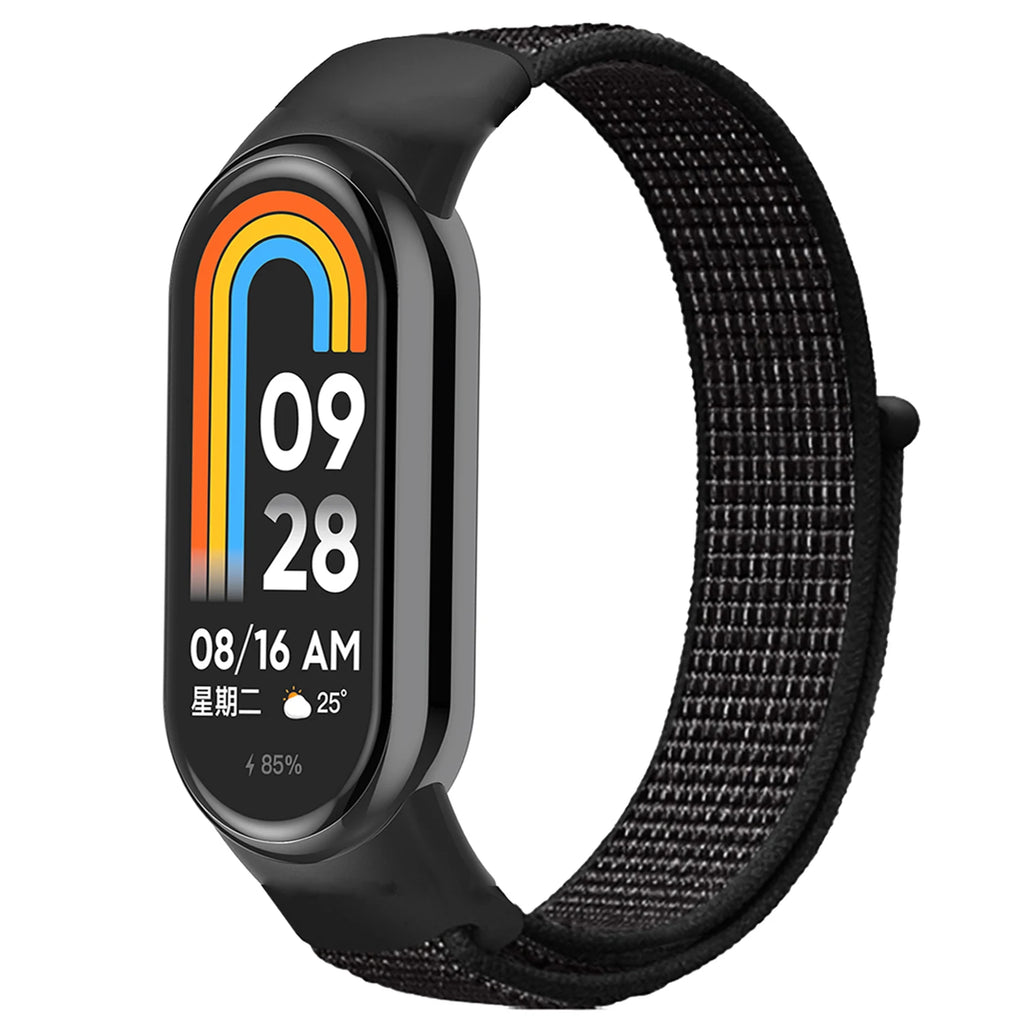 Nylon Loop for xiaomi Mi Band 10 9 8 Straps SmartWatch Wristband Correa Replacement Sport Pulsera for Miband 7 6 5 4 3 Bracelet