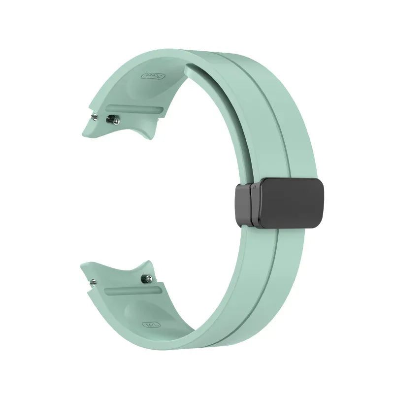 Original Silicone Band for Samsung Watch 7 6 5 4 Classic Strap 47mm 43mm 44mm 40mm Magnetic Buckle For Galaxy Watch 5 Pro 45mm