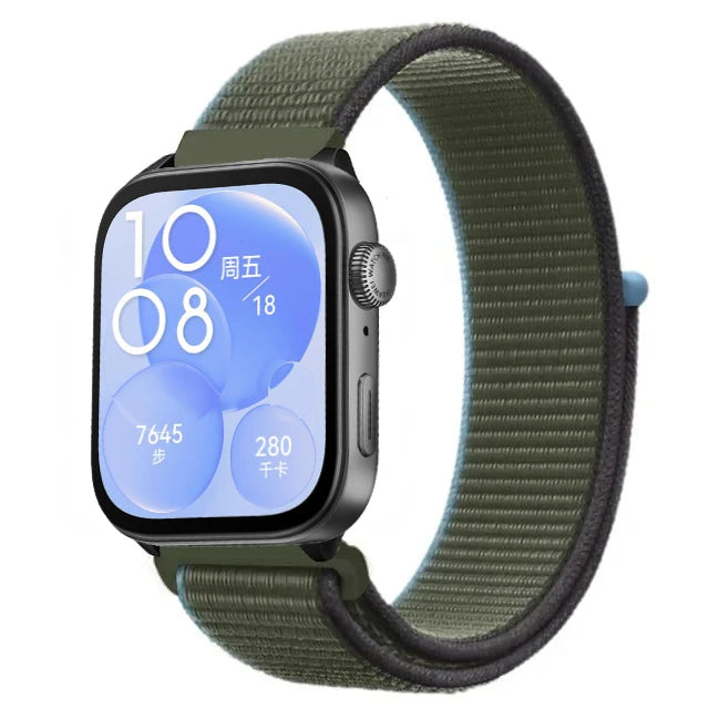 Nylon Loop Strap For Huawei Watch Fit 5/4/3 Sport Breathable Replacement Bracelet Wristband Huawei Watch Fit 4 5 Pro Accessories