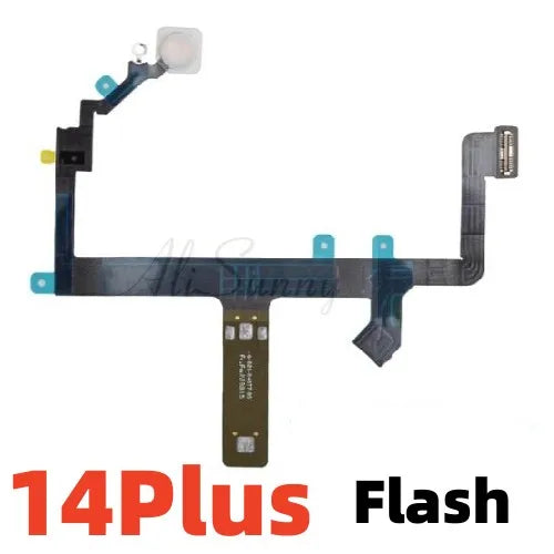 1pcs Distance Flash Flex Cable For iPhone 15 14 Plus 13 Pro Max 12 Proximity LED Light Sensor Ambient Flashlight